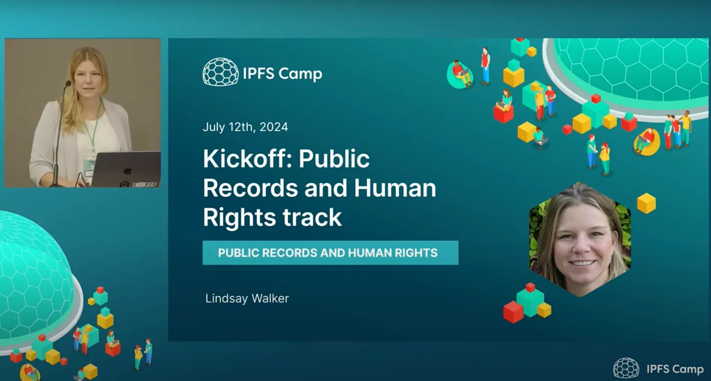 Ruby Capilongo Public Records and Human Rights Conference Track – Starling Lab